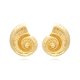 Exaggerated Beach Style Alloy Conch Earrings