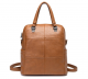 Men's And Women's Large Capacity Fashion Solid Color Schoolbag