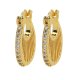 Brass Zircon Earrings